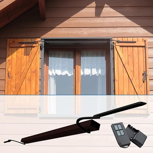 Slid'Up MW100 Elektrische Fensterläden schwarz Funk für 2 Flügel, bis 150 cm