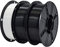 iBOSS PLA+ Filament 1.75mm ，PLA Plus 3D Druck Filament 3kg Reel PLA+ Filament Tolerance Accuracy +/- 0.02 mm for 3D Printer and 3D Pen (Schwarz*2 + Weißes*1)