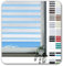 Rollmayer Klemmfix-Doppelrollo ohne Bohren Klemmrollo Fensterrollo Duo Rollo Sonnenschutzrollo Zebrarollo Seitenzugrollo für Fenster und Tür (Weiß - 115 x 220 cm - BxH)