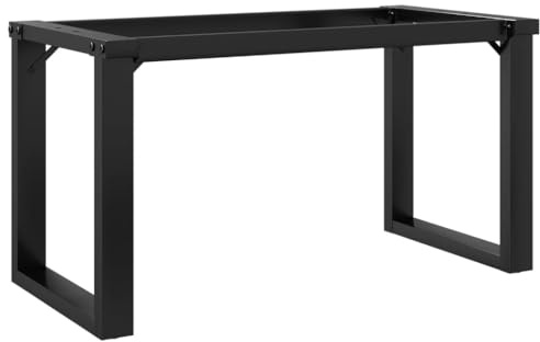 vidaXL Patas de Mesa de Centro Estructura O Acero 70x30x43 cm, Pata de Mesa Auxiliar, Pata de mesita Auxiliar, Pata de Mesa de Metal
