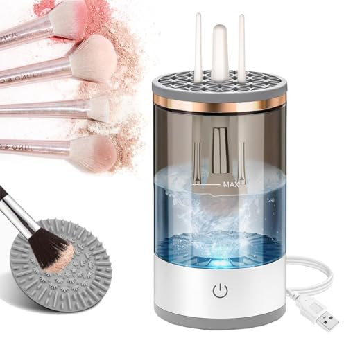 HONGECB Éponge Nettoyage Boîte pour Pinceaux Nettoyant, Éponge de Nettoyage à Sec pour le Changement Rapide de Couleur, Éponge Nettoyante pour Pinceaux de Maquillage (Noir)