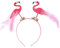AORHOFJ Serre-tête Flamant Rose,Flamant Rose，Serre Tete Rose， Taille Unique, Coiffe, Tenue Festival Femme，Chapeau Drole，Peluche, Tiare, Costume, déguisement, fête de thème, Carnaval