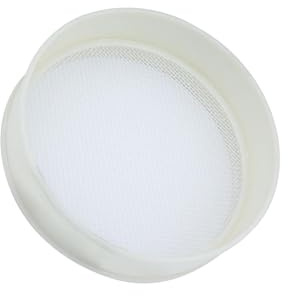 BEALIFE Setaccio rotondo per spezie in polvere, setaccio per farina, a maglie fini, diametro 20 cm, colino per cottura, realizzato con telaio in PVC, strumento per il lavaggio di frutta e verdura