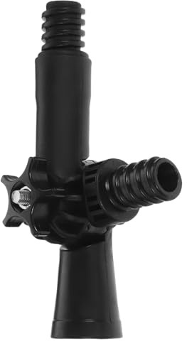 PLAFOPE Pole Hinge Adapter Threaded Handle Tips End Adapter 6mm American Threaded Head Plastic Joint Design Secure Fit Flexible Rotation for Window Cleaner and Spider Web Brush Outdoor