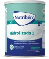 Nutribén Hidrolizada 1 - Leche Bebé 1 para Intolerantes a la Lactosa o APLV desde el Primer Día | Alimento Completo | sin Aceite de Palma | con Cacito Dosificador Incluido | 1 Bote de 400g