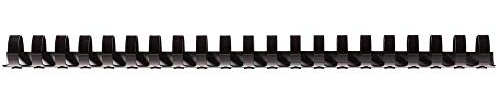 Fellowes 6202501 Value A4 19mm Binding Combs - Black (Pack of 100)