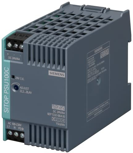 Siemens 6EP13325BA10 Hutschienen-Netzteil (DIN-Rail) 24 V/DC 4 A 96 W Anzahl Ausgänge:1 x Inhalt 1 St.