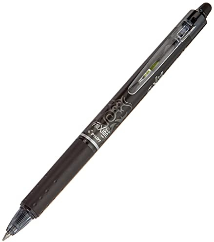 Pilot Frixion Clicker Retractable Erasable Rollerball 0.7 mm Tip - Black, Single Pen