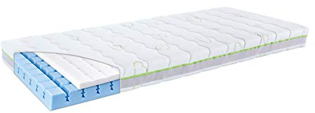 Träumeland comfort-pads, Tencel-Verbundstoff T080282 Jugendmatratze Schlummerland, 90 x 200 cm, Mehrfarbig