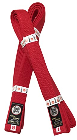 Ronin Deluxe Baumwoll-Gürtel – Masters Gürtel für Karate, Tae Kwon Do, Judo, Jiu-Jitsu Kampfsport (7)