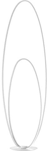 WOFI Standleuchte NIA, Weiß, h: 120 cm x b: 22 cm x l: 35 cm