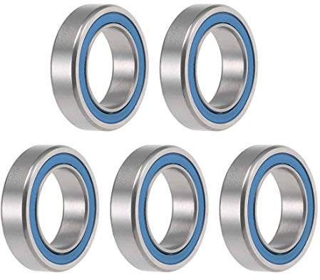 sourcing map 5Stk. MR1016-2RS Kugellager Rillenkugellager Kugellager Set 10x16x4mm Doppelt Abgeschirmt Chromstahl P0 Skateboard Bearings Skateboard Kugellager Mini Kugellager Bearings