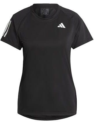 adidas Women's Club Tennis Tee, Black, L