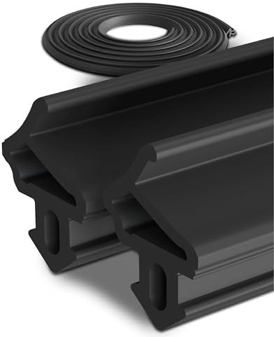 RELAWI® Premium Fensterdichtung für Fenster aus Kunststoff oder als Türdichtung für Terassentüren Schalldämmend und als Kälte Dichtung |aus langlebigen TPE (S-1172, 10m)