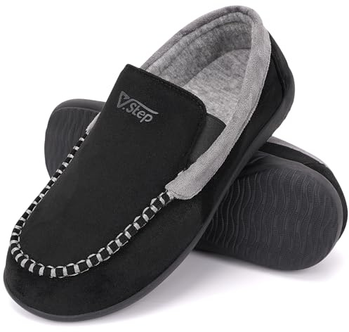 V.Step Orthopedic Plantar Fasciitis Slippers for Men, Arch Support Insole