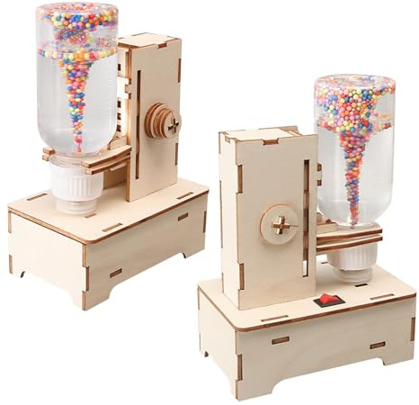 UPKOCH 2piezas Experimento Científico del Tornado Kit Científico de Tornados para Construir Uno Mismo Juguete Stem Montessori para Proyecto de Ciencia Meteorológica