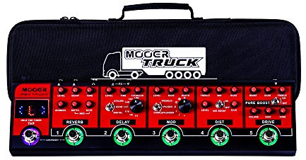 MOOER Red Truck Combined Multi Effects Multiple Stompbox, Tranditional Guitar Effects Pedalboard