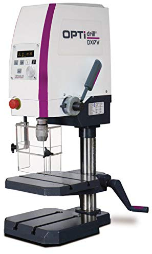 Optimum DX 17 V Robuster Tischbohrmaschine mit Geschwindigkeitsregler, 1 kW, 230 Volt