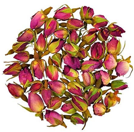 Rosenblüten Rosenknospen Tee Rosentee Getrocknet Echt, Rosenblütentee aus Echter Rose, TeaClub Kräutertee