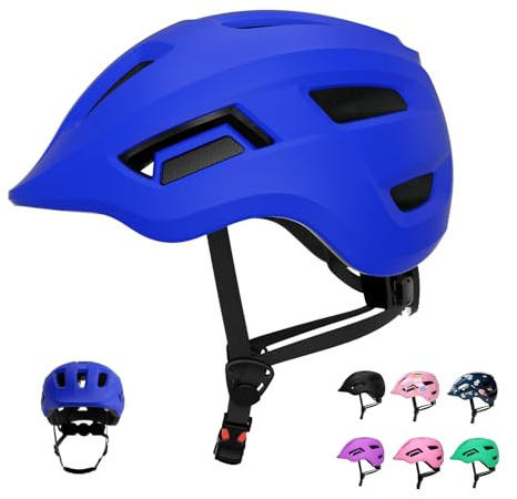Kids Toddler Bike Helmet for 2-8 Years Old Boys & Girls - Adjustable Multi-Sports Helmet - Lightweight Safety Protection for Cycling, Skateboard, Scooter (Blue, S)