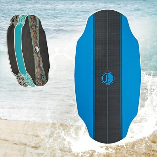 JUCKER HAWAII Skimboard HPL Aloha Pro // Profi Skimboard aus Hochdrucklaminat (HPL) auf Holzbasis // Optimale Gleitfähigkeit auf der Unterseite //Anti-Rutsch Schicht auf der Oberseite