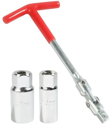Flaconi Auto Zündkerzenschlüssel,Zündkerzenschlüssel Set,Universal Ignition Zündkerzenschlüssel,Flexible Zündkerzenschlüssel,Zündkerzenschlüssel Entferner,Zündkerzen Entferner für Auto und Motorrad