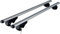 Barre portatutto BRIO in alluminio adatti ai veicoli con railling alti con portata massima di 90 kg lunghe 120 cm