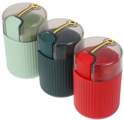 OSOLADY 3pièces Boîtes à Cure-dents Distributeur Pop-up Pour Pot De Rangement Support Cuisine Étui Maison Lot De Bouteilles Organisatrices