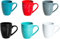 Riyashop Geschirrserie INFINITY Kombiservice Keramik Porzellan Serviere Geschirr Kaffeegeschirr Neu (6er Set Kaffeebecher)