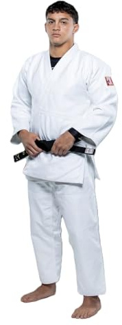 FUJI Euro Competition Judo Gi for Men and Women (Belt Not Included), Size 6