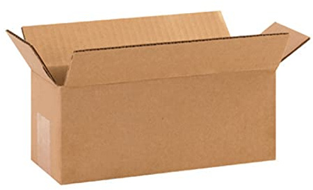 Secure Seal - 10x4x4 Pack of 25 Corrugated Cardboard Packing Shipping Mailing Moving Carton Boxes