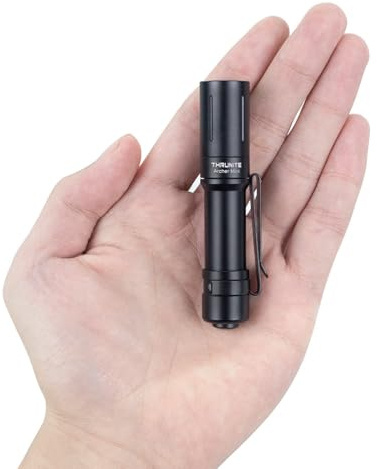 ThruNite Archer Mini USB-C Pocket EDC Flashlight, 405 Lumens IPX8, Black