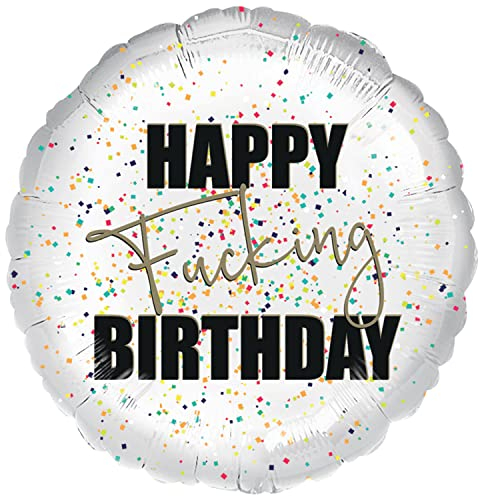 Amscan 9915390 Happy F-Ing Birthday Foil
