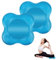 2 Pedazo Almohadilla Rodillera Yoga, Esterilla Yoga Antideslizante, Esterilla Fitness Pilates, Exercise Mat, Yoga Accesorios, Resistente Al Desgaste, ProteccióN de Rodillas, Codos y Tobillos (Azul)