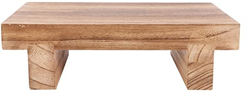 Nagoyuki Sgabello in Legno per Adulti e Bambini - per Letti Alti, Cucina, Bagno
