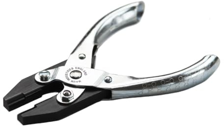 Maun 4750-125 - Alicates paralelos de punta plana con bordes redondeados (2 pasos, 125 mm)