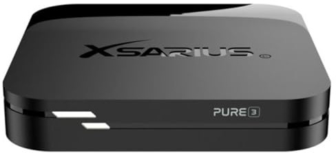 Xsarius Pure 3 4K UHD Android 11 Récepteur IP Noir (Double WiFi, USB 3.0, LAN, HDMI)