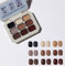 HUFENYU Set di smalti for Unghie cremosi e Colorati Palette di smalti in Gel Solido in Crema Palette di smalti for Unghie in Gel a Lunga Durata for Donne e Ragazze(Style 7)