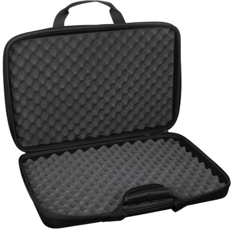 dijiusidy Custodia per attrezzatura DJ, borsa da viaggio impermeabile e antiurto in EVA per controller e accessori durante gli spettacoli. Custodia rigida in EVA per controller DJ, spugna.