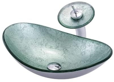 Bathroom Sink Countertop Modern Simple Vessel Sink Bathroom Stylish Washbasin Tempered Glass Wash Basin Hotel Art Desk Counter Basin