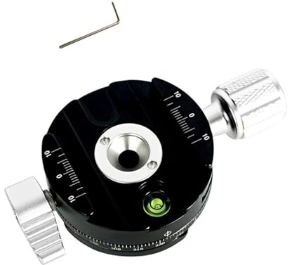 360 Panoramica Rotante Piastra a Sgancio Rapido Morsetto Treppiede Testa DSLR Fotografia Base DSLR Camera Morsetto