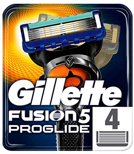 Gilette Fusion5 ProGlide Rasierklingen, 4 Stück