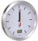 TFA Dostmann Analog Funk Badezimmer Uhr, 60.3539.02, feuchtigkeitsgeschützt, Anzeige der Innentemperatur digital, 4 Saugnäpfe, ohne Bohren, ideal für das Bad/Küche, mit Aluminium Rahmen, Silber