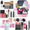 CHSEEO Kit per il Trucco di Bellezza, Set di Trucchi Completo Trousse di Trucchi Palette Ombretti Correttore Fard Cosmetics per il Trucco Palette Trucchi per Cosmetici Occhi, Viso e Labbra #4