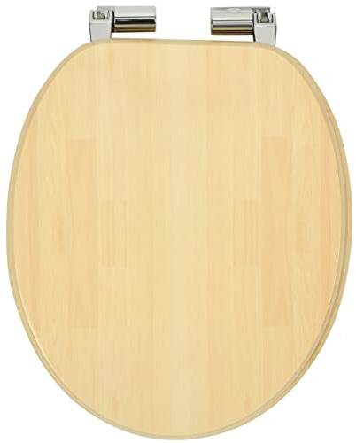 Toilettendeckel mit Absenkautomatik WC Sitz Toilettensitz WC Sitz passend für alle handelsüblichen WC-Becken einfache Montage Universal