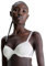 Calvin Klein Sujetador de Media Copa Lightly Lined Elástico, Blanco (White), 95C