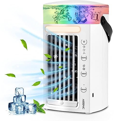 Condizionatore Portatile Senza Tubo Esterno - L'Aria Purifica Rinfrescatore D'Aria, Protezione Ambientale Ventilatore Mini, Ufficio A Casa Lavoro All'Aperto