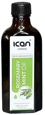 ican London Natural Rosemary Mint Oil For Hair & Scalp 100ml