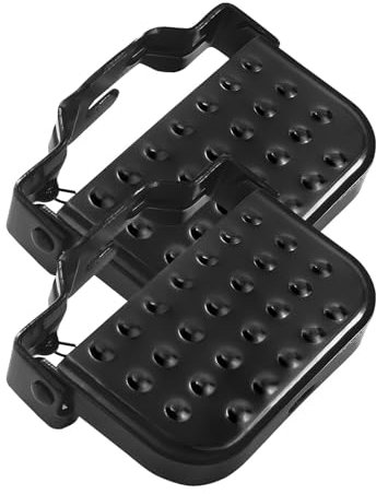 Hintere Klapppedale, Radfahren Hintere Pedale | Fahrrad Hintere Pedale Anti-Rutsch Klappbare Rückpedal Fußplatte - 1 Paar, Fahrradzubehör, Ganzmetall-Fußstütze Pedale für Mountainbike, Auto, Rennrad