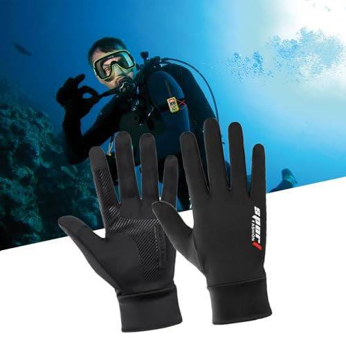 BAOSROY Tauchhandschuhe, Neoprenhandschuhe, dünne Neoprenhandschuhe, Schwimmen, Tauchhandschuhe, Aqualung, Handschuhe Damen Herren Wasserdicht für Gants de Plongée